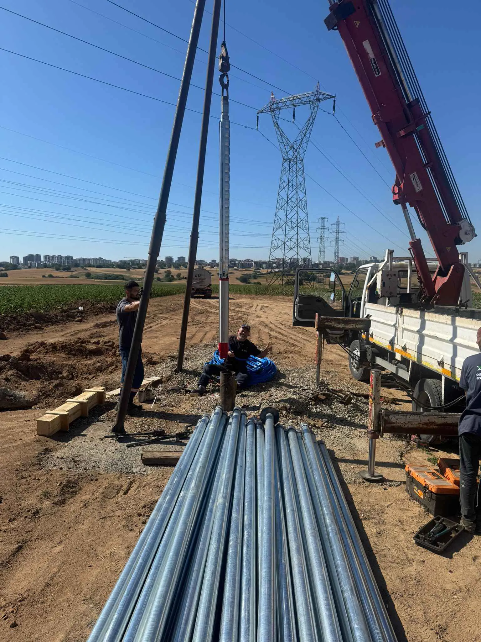 Kamyon tipi rotary su sondaj makinesi — Çorlu